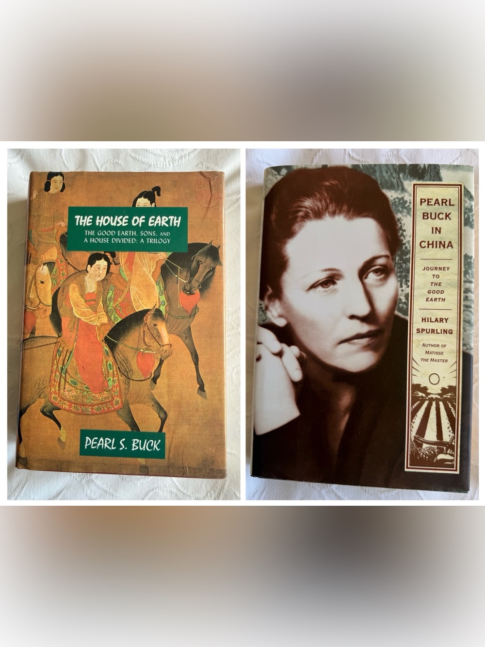 Pearl S. Buck 2-Book Hardcover Set: House of Earth Trilogy & Biography